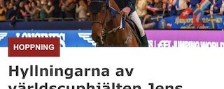 Ridsportsverige hyllar Jens Fredricson